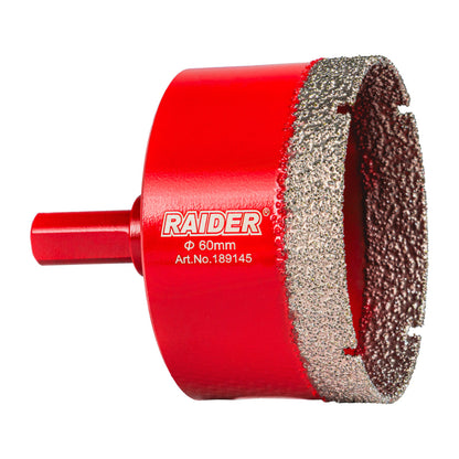 Raider Accessories Carota diamantata pentru Carotare uscata HEX Ø60mm
