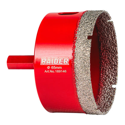 Raider Accessories Carota diamantata pentru Carotare uscata HEX Ø65mm