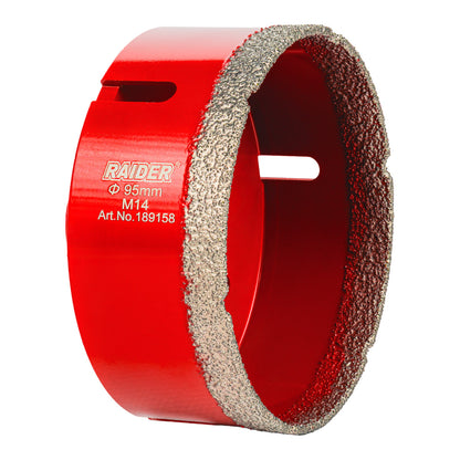 Raider Accessories Carota diamantata pentru Carotare uscata M14 Ø95mm