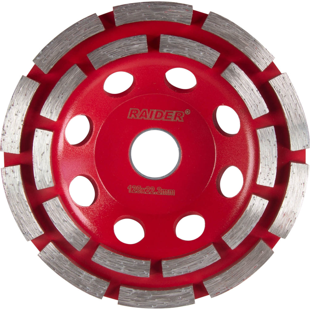 Raider Accessories Disc diamantat oala 125x22.2mm slefuit 20 placi  Long life