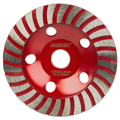 Raider Accessories Disc diamantat Turbo 125x22.2 x6.0mm slefuit RDP