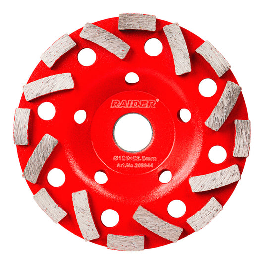 Raider Accessories Disc diamantat oala 125x22.2mm slefuit Long Life