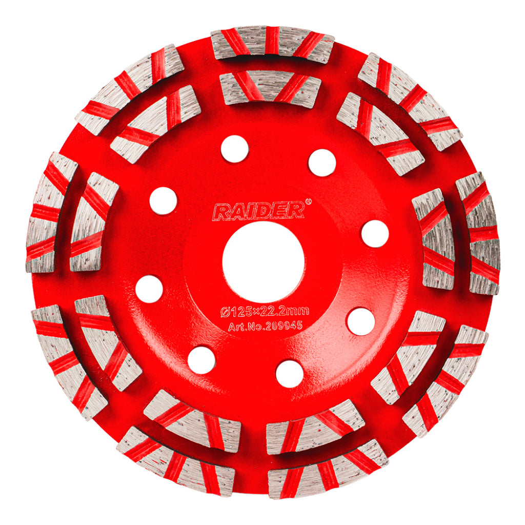 Raider Accessories Disc diamantat oala 125x22.2mm slefuit LR
