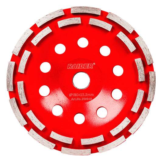 Raider Accessories Disc diamantat oala 125x22.2mm slefuit turbo