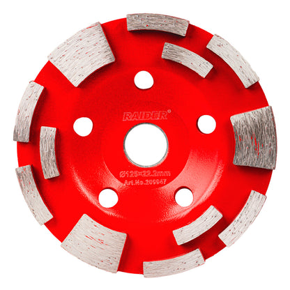 Raider Accessories Disc diamantat oala 125x22.2mm slefuit T12