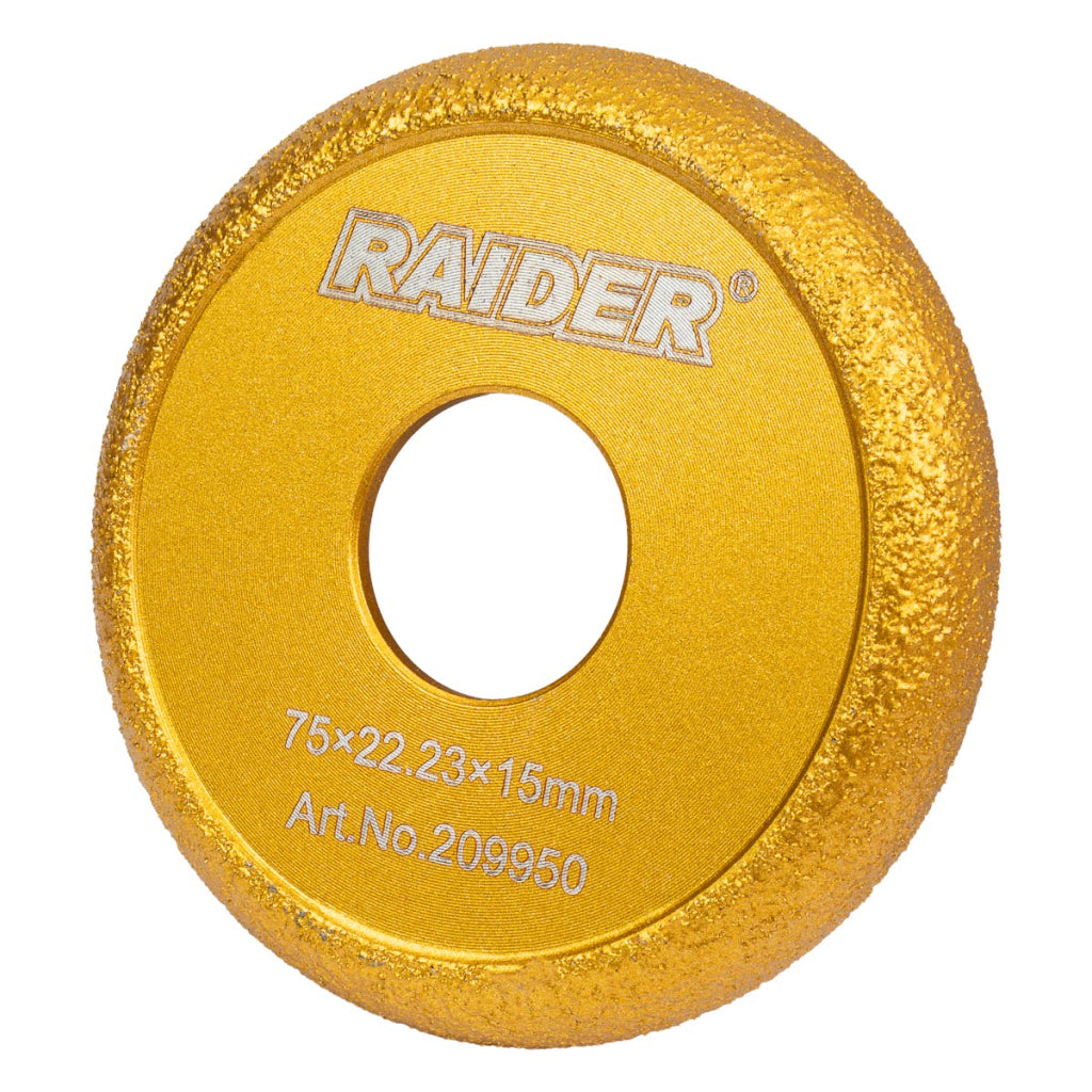Raider Accessories Disc diamantat rectificat 75x22.2x15mm muchii U intors ceramica