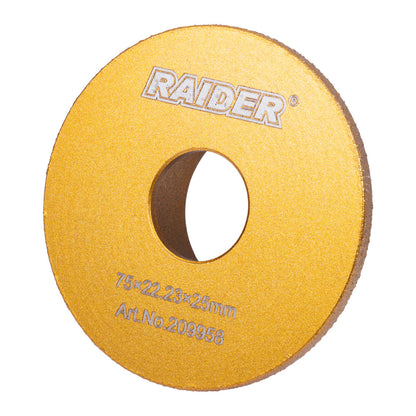 Raider Accessories Disc diamantat 75x22.2x25mm muchii semirotunde ceramica