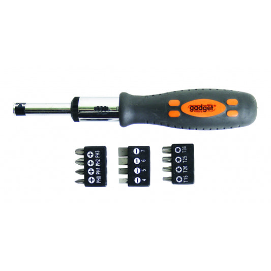 Gadget Set 13 piese surubelnita cu clichet si biti GD