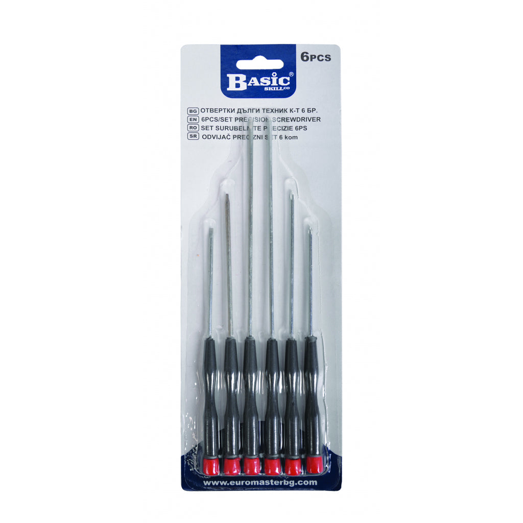 Basic Set 6 surubelnite precizie maner plastic BS