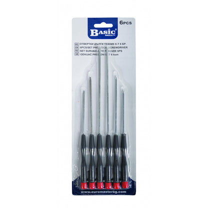 Basic Set 6 surubelnite precizie maner plastic BS