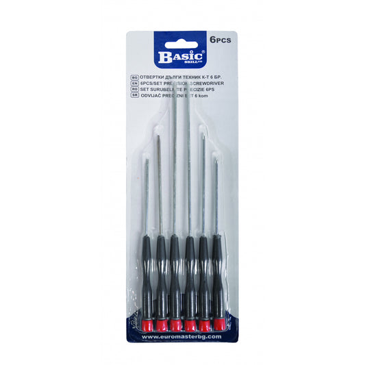 Basic Set 6 surubelnite precizie maner plastic BS
