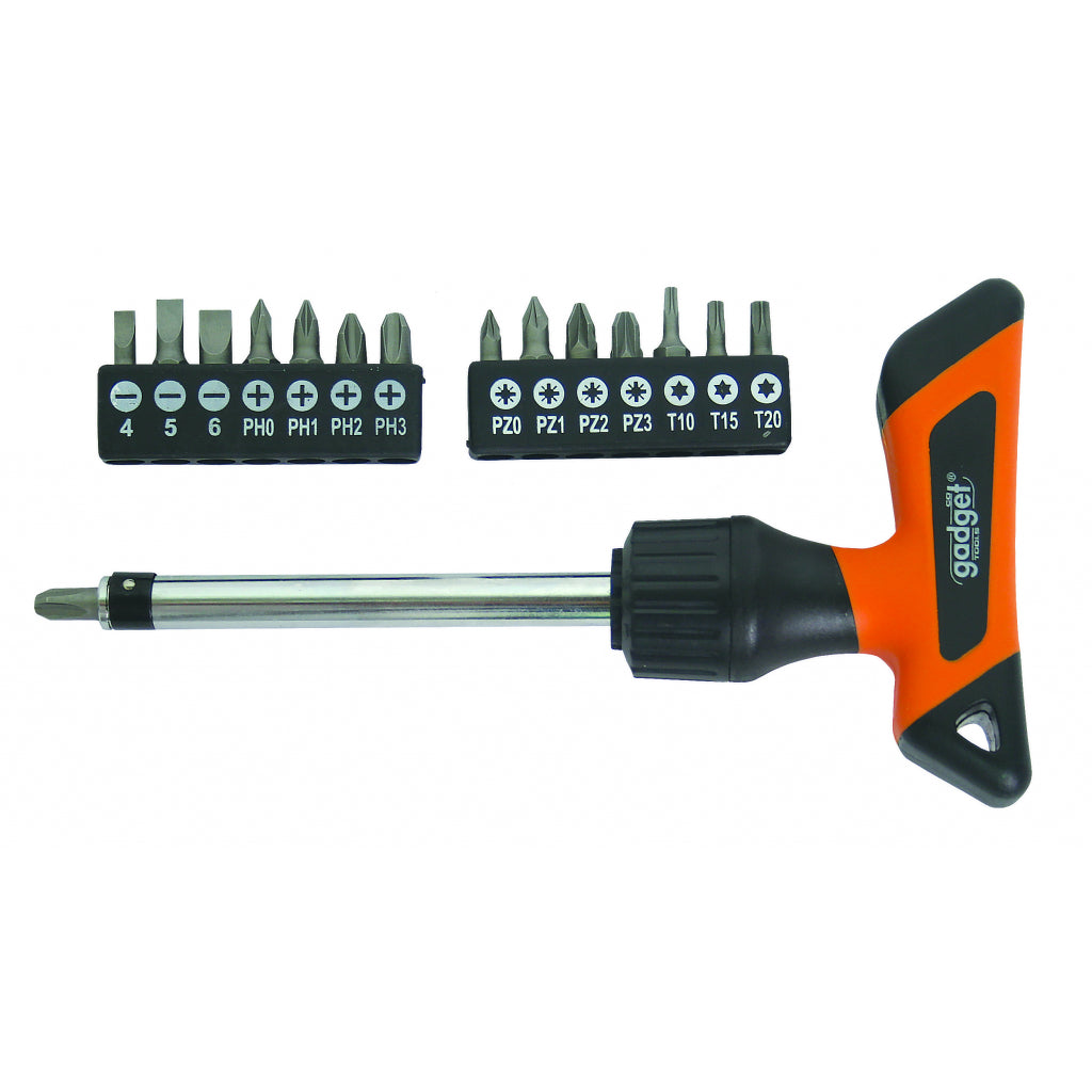 Gadget Set 16 piese surubelnita cu clichet si maner T GD