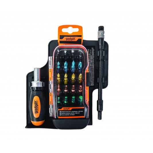 Gadget Set 26 piese surubelnita cu clichet si biti GD