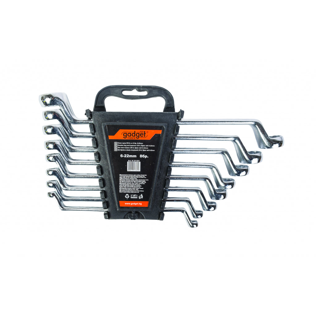 Gadget Set 8 chei inelar cotite 6-22mm CRV GD