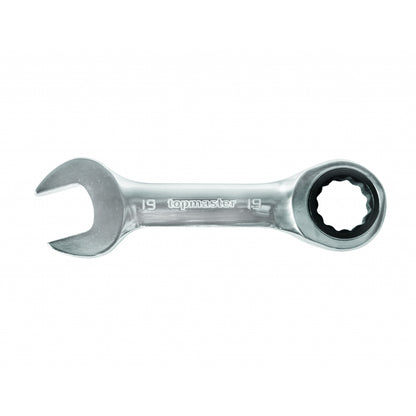 Top Master Pro Cheie combinata cu clichet 17mm STUBBY CRV TMP