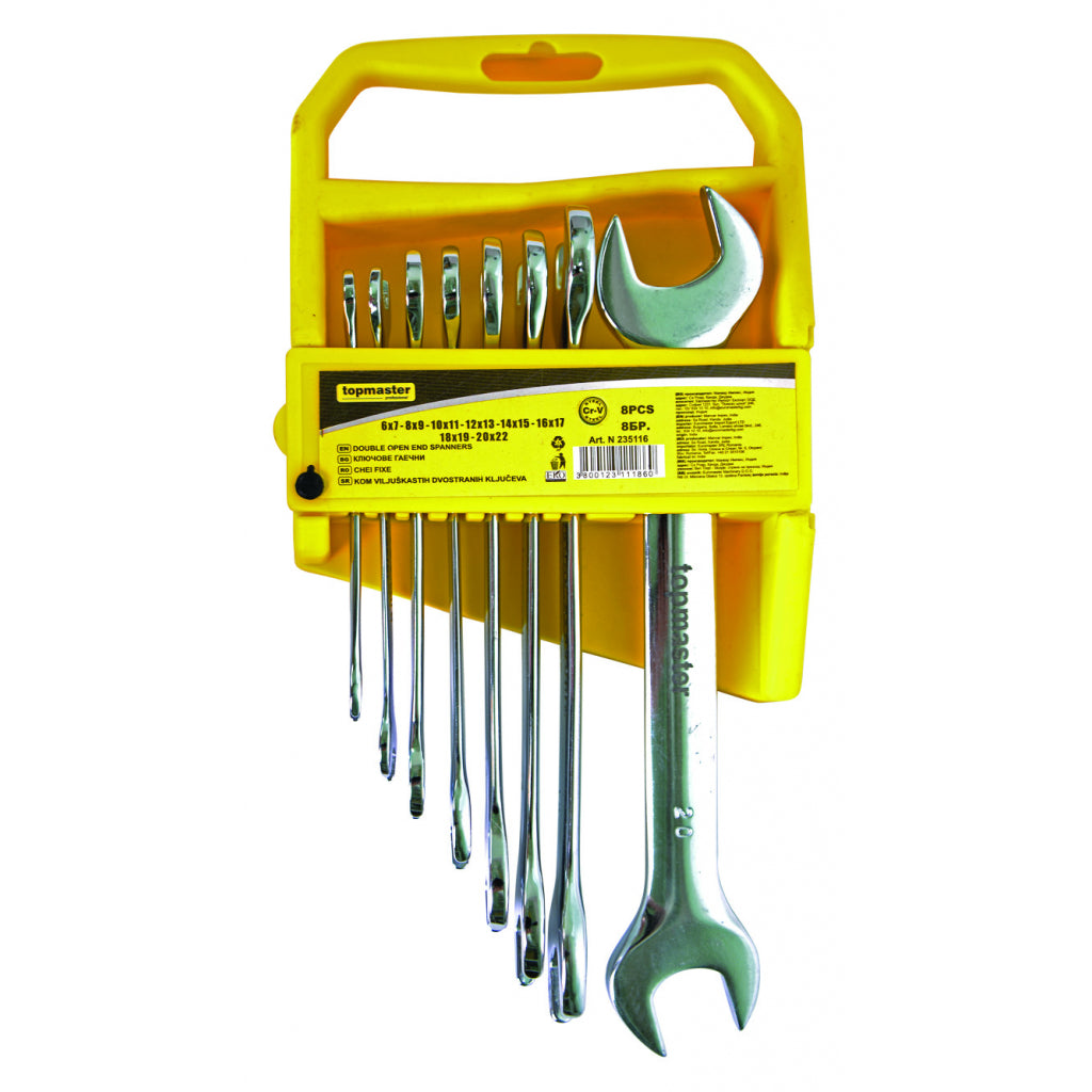 Top Master Pro Set 8 chei fixe 6-22mm CRV TMP