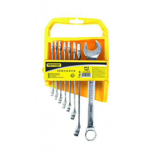 Top Master Pro Set 8 chei combinate 8-19mm CRV PRESS TMP