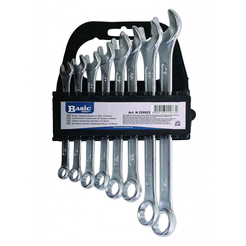 Basic Set 8 chei combinate 8-19mm BS