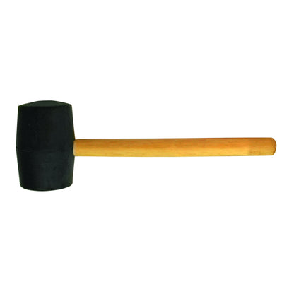 Basic Ciocan cauciuc negu maner lemn 225g BS