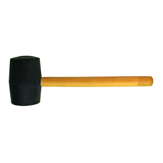 Basic Ciocan cauciuc negu maner lemn 225g BS