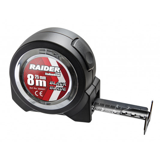 Raider Industrial Ruleta 8m x 25mm RDI