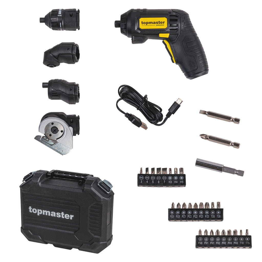 Top Master Pro Surubelnita cu acumulator mandrine multifunctionale 4V TMP