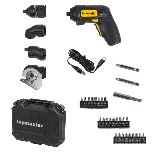 Top Master Pro Surubelnita cu acumulator mandrine multifunctionale 4V TMP