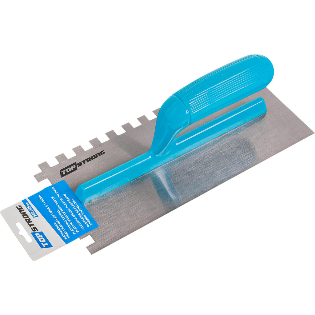 Top Strong Gletiera 280x120mm cu dinti maner plastic TS