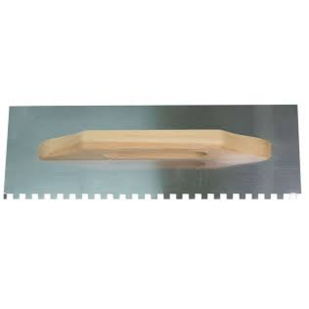 Top Strong Gletiera 380x130mm cu dinti maner din lemnTS