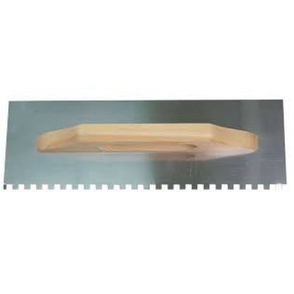 Top Strong Gletiera 380x130mm cu dinti maner din lemnTS