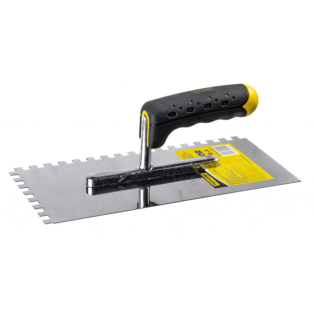 Top Master Pro Gletiera 280 x 130mm cu dinti 6x6 maner cauciuc TMP
