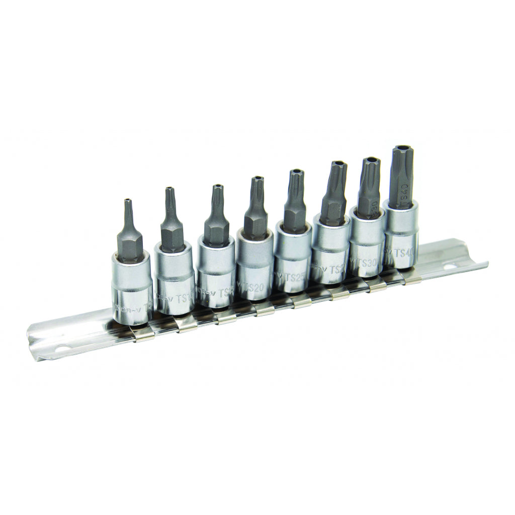 Top Master Pro Set 8 piese biti torx  ¼" 30mm ТS8-ТS40 pt. clichet S2 TMP