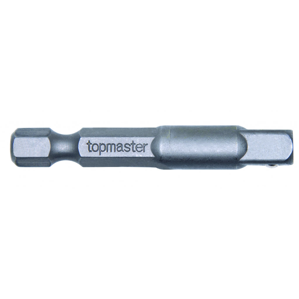 Top Master Pro Adaptor ¼" hex x ¼ patrat 50mm