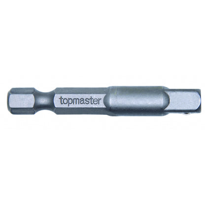 Top Master Pro Adaptor ¼" hex x ¼ patrat 50mm