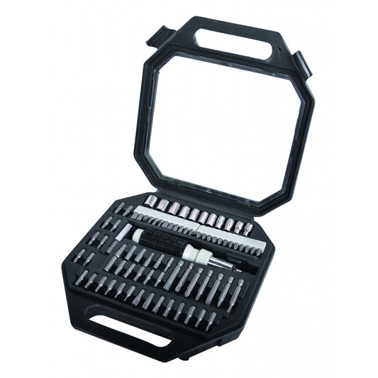 Basic Set 78 piese surubelnita cu clichet biti si tubulare BS