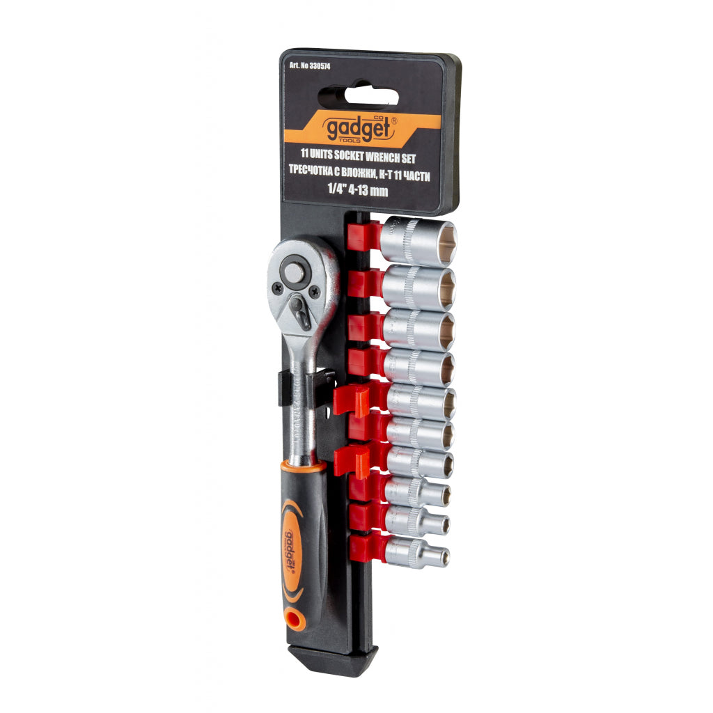 Gadget Set 11 tubulare ¼ 4-13mm cu clicket GD