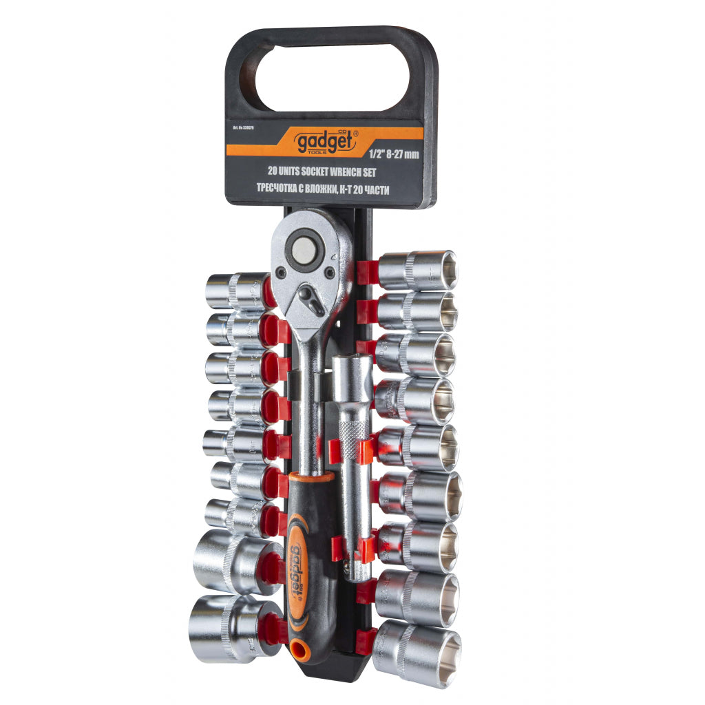 Gadget Set 20 tubulare ½ 8-27mm CRV GD