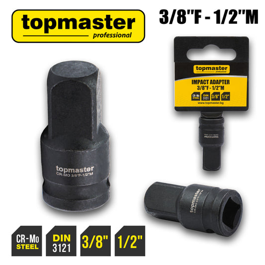 Top Master Pro Adaptor Impact ⅜"F x ½"M TMP