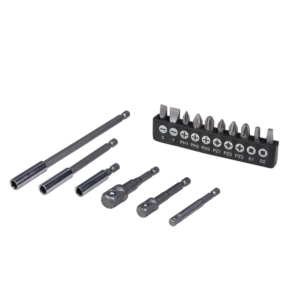 Top Master Pro Set 16 adaptori si biti pentru tubulare TMP