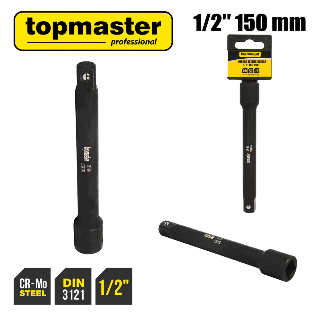 Top Master Pro Prelungitor de impact pentru tubulare 1/2"- 150mm TMP