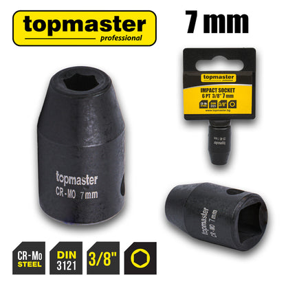 Top Master Pro Tubulara de impact ⅜" x 7mm TMP