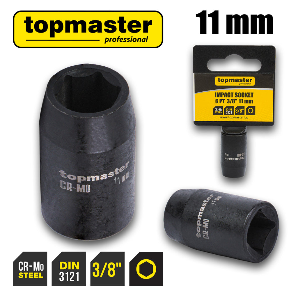 Top Master Pro Tubulara de impact ⅜" x 11mm TMP