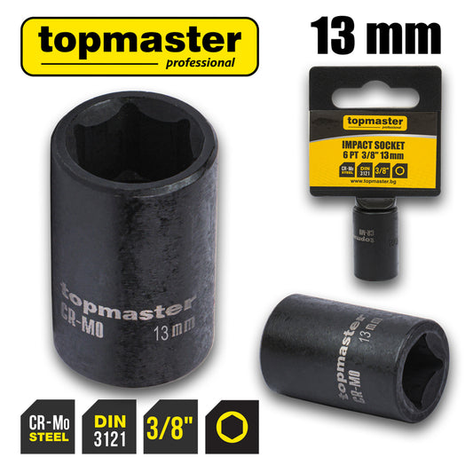 Top Master Pro Tubulara de impact ⅜" x 13mm TMP