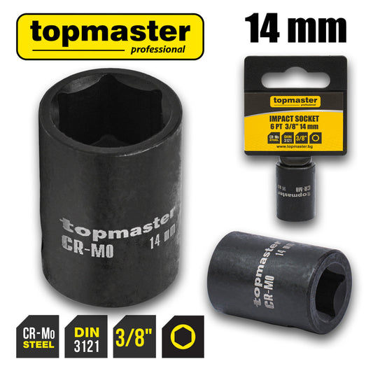 Top Master Pro Tubulara de impact ⅜" x 14mm TMP