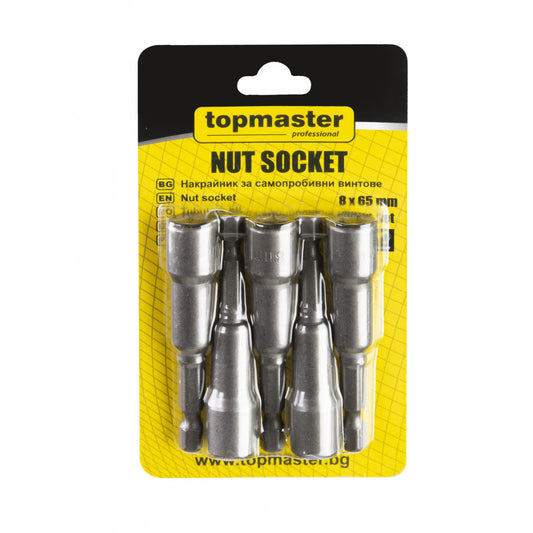 Top Master Pro Set 5 biti cu tubulara 8x65mm TMP