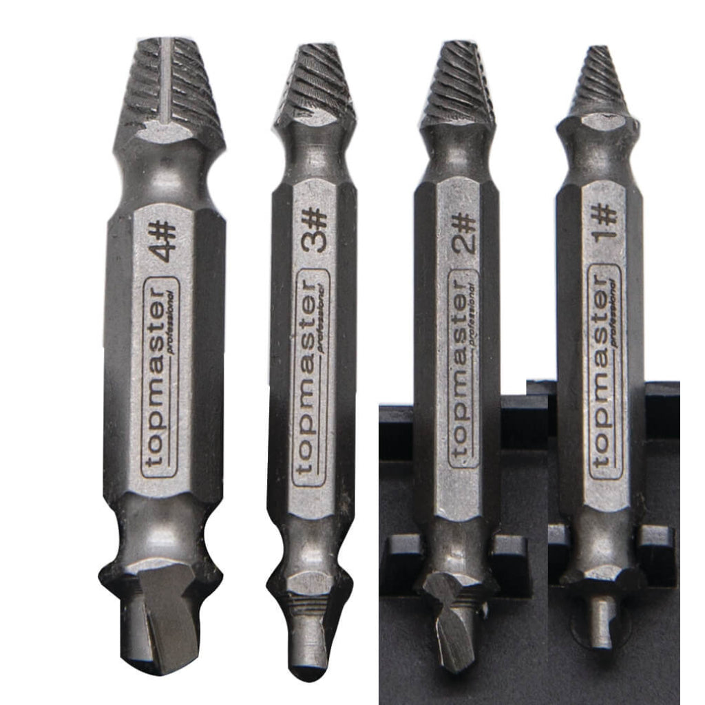 Top Master Pro Set 4 extractoare suruburi 3-12mm CR-MO TMP