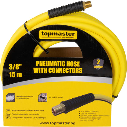 Top Master Pro Furtun aer comprimat ø14x⅜" 15m filet exterior 20bari TMP