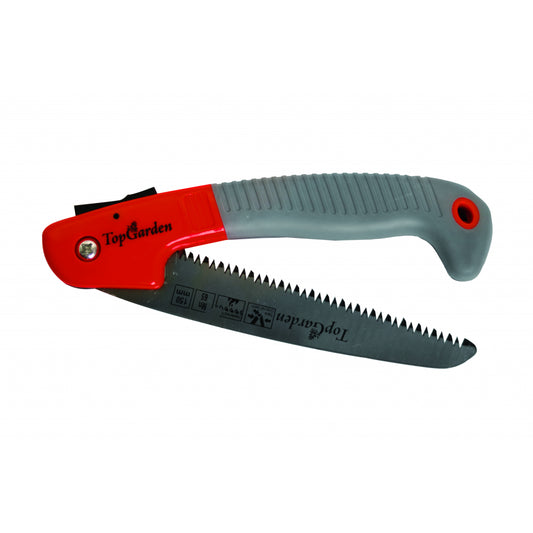 Top Garden Fierastrau de gadina pliabil 180mm maner gri TG