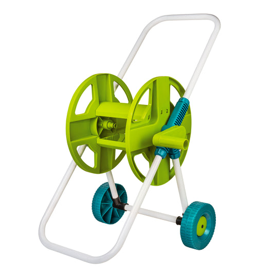 Top Garden Derulator tambur pentru furtun cadru metalic si roti 45m TG