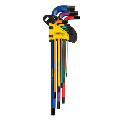 Top Master Pro Set 9 chei imbus HEX 1.5-10 80-207mm COLOR CRV TMP